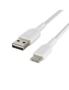 USB-C Cable to USB Belkin CAB002BT3MWH White 3 m | Tienda24 Tienda24.eu