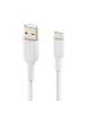 USB-C-Kabel auf USB Belkin CAB002BT3MWH Weiß 3 m | Tienda24 Tienda24.eu