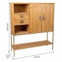 Credenza Alexandra House Living Dorato Naturale Ferro Legno di abete 37 x 139 x 120 cm di Alexandra House Living, Credenze e ...