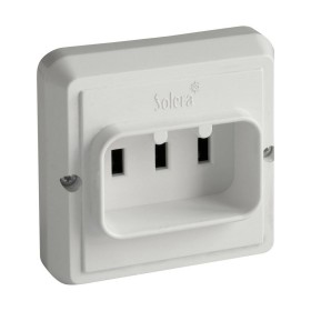 Base de ficha Solera mur60u Bipolar Branco 16 A Superfície | Tienda24 - Global Online Shop Tienda24.eu