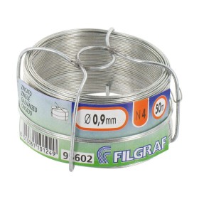 Rotolo di fil di ferro Filgraf 0,70 mm x 100 m di Filgraf, Traino e sollevamento - Rif: S7900048, Prezzo: 3,04 €, Sconto: %