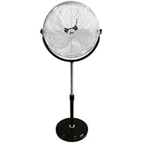 Freestanding Fan EDM Black industrial Silver 120 W by EDM, Pedestal Fans - Ref: S7900604, Price: 79,27 €, Discount: %