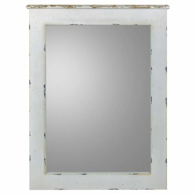 Wall mirror Alexandra House Living White Glass Fir wood 3 x 90 x 70 cm by Alexandra House Living, Wall-Mounted Mirrors - Ref:...