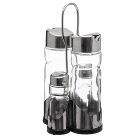 Oliera DKD Home Decor Trasparente Vetro Borosilicato 530 ml 9,5 x 9,5 x 23 cm | Tienda24 - Global Online Shop Tienda24.eu