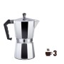 Cafetera Italiana EDM  Aluminio 3 Tazas | Tienda24 - Global Online Shop Tienda24.eu