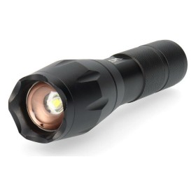 Lanterna LED EDM USB Recarregável Zoom Mini Preto Alumínio 120 Lm | Tienda24 - Global Online Shop Tienda24.eu