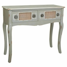 Hall Table with Drawers Alexandra House Living Grey Rattan Fir wood MDF Wood 33 x 77 x 90 cm by Alexandra House Living, Table...