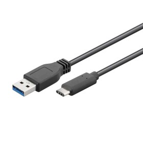 USB A to USB C Cable EDM Black 1 m by EDM, USB Cables - Ref: S7901841, Price: 7,28 €, Discount: %