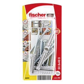 Buchas e parafusos Fischer Buchas e parafusos 10 Unidades (8 x 40 mm) de Fischer, Parafusos - Ref: S7901947, Preço: 5,53 €, D...