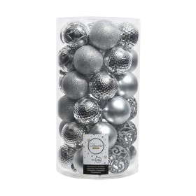 Lot de boules de Noël Rose Plastique 10 x 11 x 10 cm (12 Unités) | Tienda24 - Global Online Shop Tienda24.eu