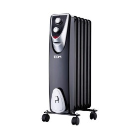 Radiador EDM Black Edition Preto/Cinzento 1000 W de EDM, Aquecedores e aquecedores halogéneos - Ref: S7902071, Preço: 67,00 €...