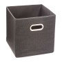 Boîte Multiusage 5five Tissu Gris foncé (31 x 31 x 31 cm) | Tienda24 - Global Online Shop Tienda24.eu