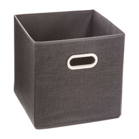 Boîte Multiusage 5five Tissu Gris foncé (31 x 31 x 31 cm) de 5five, Boîtes et coffres de rangement - Réf : S7902136, Prix : 6...