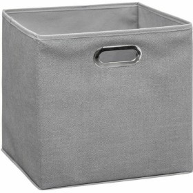 Caja Multiusos Five Tela Gris claro (31 x 31 x 31 cm) de Five, Cajas y arcones de almacenaje - Ref: S7902137, Precio: 6,40 €,...