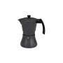 Italienische Kaffeemaschine EDM Schwarz Aluminium 6 Tassen Induktion | Tienda24 - Global Online Shop Tienda24.eu