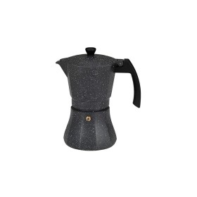 Italian Coffee Pot EDM Black Aluminium 6 Cups Induction by EDM, Stovetop Coffee Makers - Ref: S7902338, Price: 26,49 €, Disco...