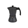 Italian Coffee Pot EDM Black Aluminium 9 Cups Induction | Tienda24 - Global Online Shop Tienda24.eu