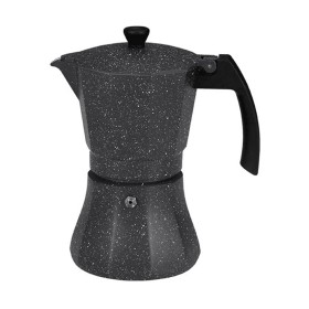 Italian Coffee Pot EDM Black Aluminium 12 Cups Induction by EDM, Stovetop Coffee Makers - Ref: S7902340, Price: 36,46 €, Disc...