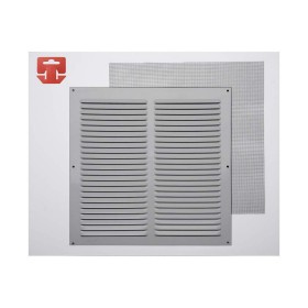 Rejilla de ventilación EDM 87701 Gris 10 x 10 cm | Tienda24 - Global Online Shop Tienda24.eu