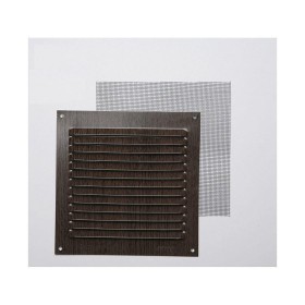 Rejilla de ventilación EDM 87701 Gris 10 x 10 cm | Tienda24 - Global Online Shop Tienda24.eu