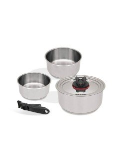 Casserole avec Couvercle en Verre Quttin 2,2 L (4 Unités) | Tienda24 Tienda24.eu