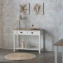 Tapete Alexandra House Living Branco Natural 100 x 100 cm Circular de Alexandra House Living, Tapetes infantis - Ref: D163044...