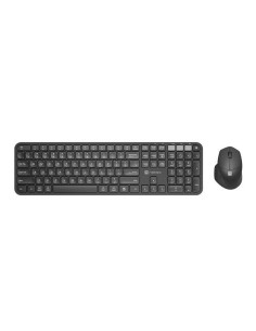 Keyboard and Wireless Mouse Kensington Black Spanish Qwerty QWERTY | Tienda24 Tienda24.eu