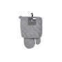 Jeu de maniques et de gants de cuisine Atmosphera Gris Coton | Tienda24 - Global Online Shop Tienda24.eu