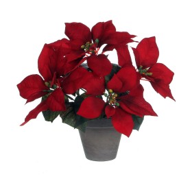 Plante décorative Mica Decorations Rouge PVC de Mica Decorations, Plantes artificielles - Réf : S7903201, Prix : 18,45 €, Rem...