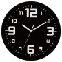 Wall Clock 5five Black polypropylene (Ø 30 cm) | Tienda24 - Global Online Shop Tienda24.eu