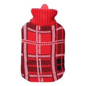 Hot Water Bottle EDM Black Black/White Wool (2 L) | Tienda24 - Global Online Shop Tienda24.eu