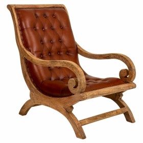 Fauteuil Alexandra House Living Marron Naturel 98 x 94 x 65 cm de Alexandra House Living, Chaises - Réf : D1630467, Prix : 56...