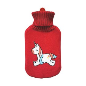 Hot Water Bottle EDM 76778 Red Wool 2 L Plastic by EDM, Hot and cold treatments - Ref: S7903468, Price: 9,10 €, Discount: %