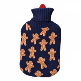 Hot Water Bottle EDM 76781 Black Wool 2 L by EDM, Hot and cold treatments - Ref: S7903471, Price: 9,14 €, Discount: %