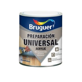 Preparación de superficies Bruguer 5120577 Universal Acrílico Imprimación Blanco 750 ml Mate de Bruguer, Pinturas de Imprimac...