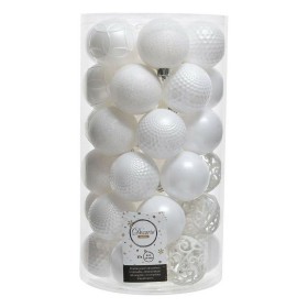 Bolas de Natal Decoris Branco Ø 6 cm (37 Peças) de Decoris, Natal - Ref: S7903781, Preço: 17,07 €, Desconto: %