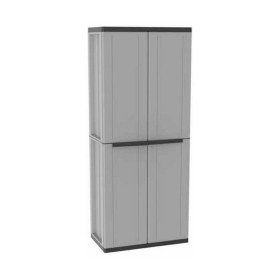 Armoire Alexandra House Living Noir Rotin Bois d'épicéa Bois MDF 40 x 135 x 70 cm | Tienda24 - Global Online Shop Tienda24.eu