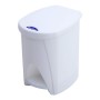 Cubo de Basura con Pedal Plastiken Blanco PVC | Tienda24 - Global Online Shop Tienda24.eu