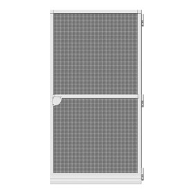 Zanzariera Schellenberg Con porta Fibra di Vetro Alluminio Bianco (100 x 210 cm) di Schellenberg, Paraventi - Rif: S7904562, ...