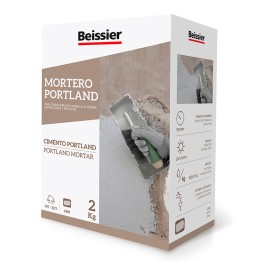 Mortaio Beissier 70303-001 Portland Grigio 2 Kg di Beissier, Collante a contatto - Rif: S7904705, Prezzo: 6,45 €, Sconto: %