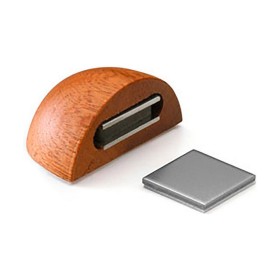 Doorstop Inofix Walnut Ø 4,6 x 1,8 cm Wood | Tienda24 - Global Online Shop Tienda24.eu