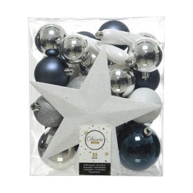 Boules de Noël Decoris 33 Pièces Plastique de Decoris, Noël - Réf : S7905296, Prix : 18,42 €, Remise : %