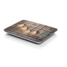 Báscula Digital de Cocina LAICA KS5010 Cucharas Marrón 10 kg (18,5 x 22,7 x 1,7 cm) LAICA - 1