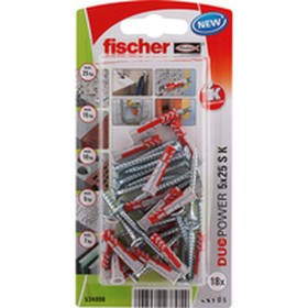 Dadi e viti Fischer duopower Dadi e viti 18 Unità (5 x 25 mm) di Fischer, Viti - Rif: S7905784, Prezzo: 6,17 €, Sconto: %