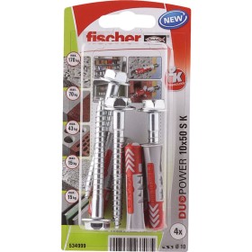 Caja de tornillos Fischer duopower 4 Piezas 10 x 50 mm de Fischer, Tornillos - Ref: S7905787, Precio: 6,22 €, Descuento: %