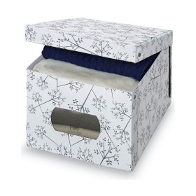 Aufbewahrungsbox mit Deckel Dunkelblau 14,5 x 7 x 19,5 cm | Tienda24 - Global Online Shop Tienda24.eu