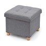 Puff Domopak Living Stoff (38 x 38 x 34 cm) | Tienda24 - Global Online Shop Tienda24.eu