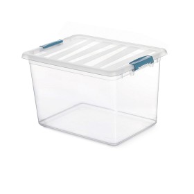 Caixa Multiusos Domopak Living Katla Com pegas Transparente 20 L Polipropileno (39 x 29 x 25,5 cm) de Domopak Living, Caixas ...