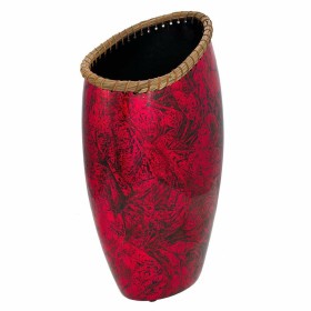 Vase Alexandra House Living Noir Rouge Céramique 17 x 48 x 28 cm de Alexandra House Living, Vases - Réf : D1630516, Prix : 43...