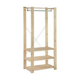 Estantería Kinzo Madera Acero Inoxidable 5 Estantes 750 kg 75 x 30 x 172 cm | Tienda24 - Global Online Shop Tienda24.eu